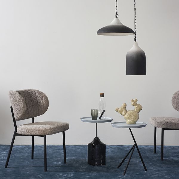 Светильник подвесной sustainable, D22х39 см, черный/белый Bergenson Bjorn