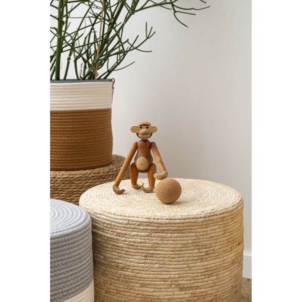 Пуф sonja, D40х40 см, светло-бежевый