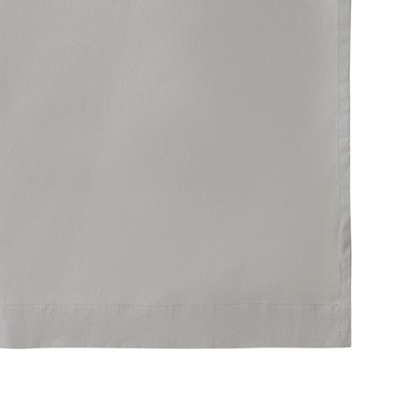 Штора из хлопка двойная базовая серого цвета из коллекции essential, 150х290 см Tkano