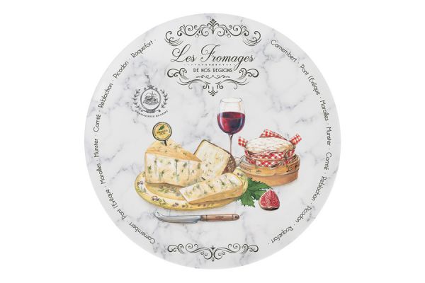 Набор закусочных тарелок Fromage (цветной) 19 см 4 шт 