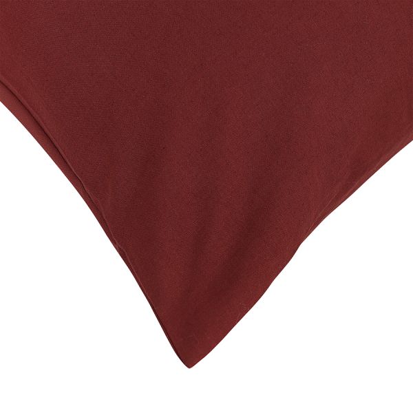 Комплект постельного белья изо льна и хлопка цвета копченой паприки из коллекции essential, 150х200 см Tkano