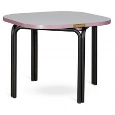 Столик кофейный ror, 50х50 см, черный/серый/розовый Latitude