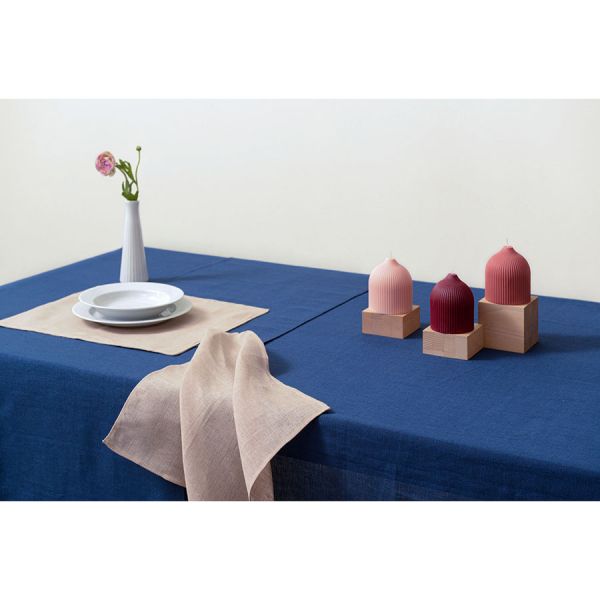 Свеча декоративная бежево-розового цвета из коллекции edge 10,5 см