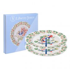 Набор тарелок toucan из коллекции birds of paradise в подарочной упаковке, 28 см, 2 шт Liberty Jones