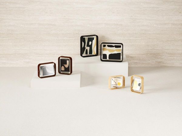 Фоторамка двусторонняя bellwood, 16х22 см, состаренный орех Umbra