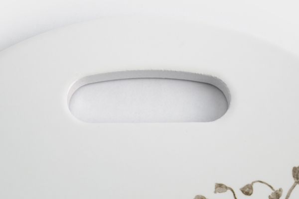 Подставка под горячее 24х17 см, керамика/пробка, белая, Осенние цветы, Florance ANNA LAFARG