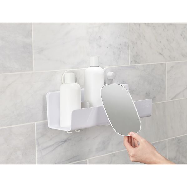 Органайзер для душа с зеркалом easystore большой белый