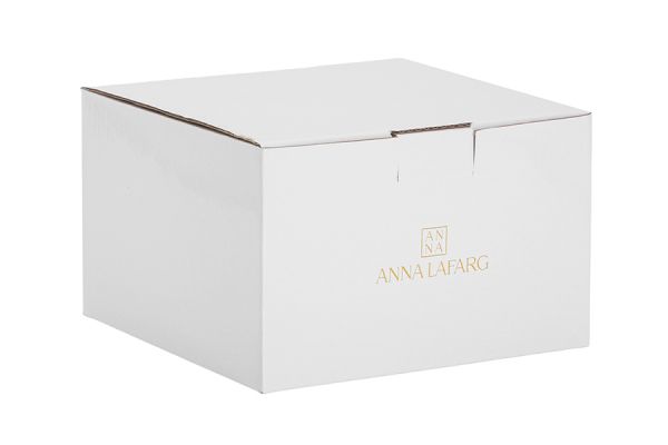 Салатник 19х17 см, 1,5 л, стекло, коричневый, Узоры, Galaxy ANNA LAFARG
