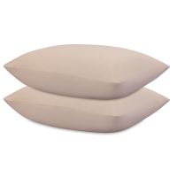 Набор наволочек из премиального сатина бежевого цвета из коллекции essential, 50х70 см Tkano