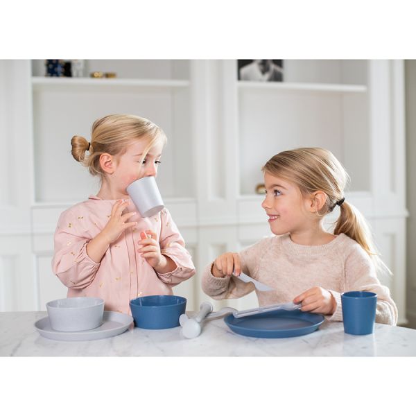 Тарелка connect organic 20,5 см синяя