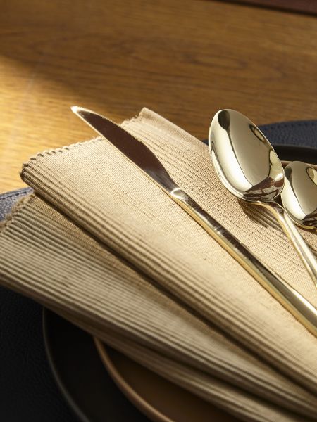 Набор столовых приборов pure на 6 персон, 24 предмета, золотистые глянцевые Liberty Jones