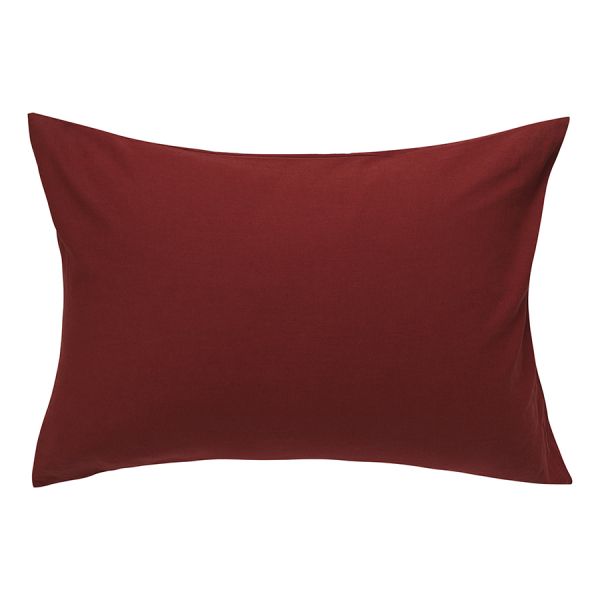 Комплект постельного белья изо льна и хлопка цвета копченой паприки из коллекции essential, 150х200 см Tkano