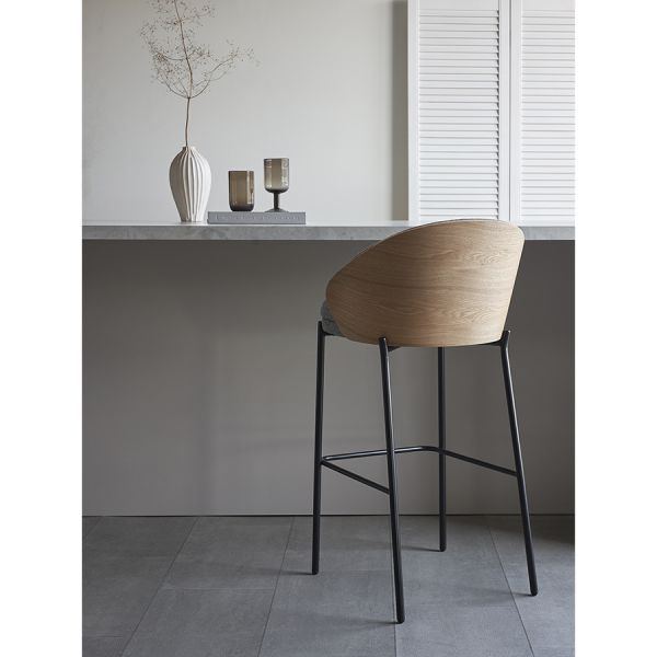 Стул барный cloud, рогожка, грифельно-серый Bergenson Bjorn