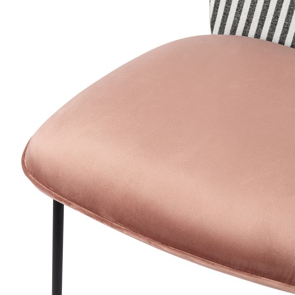 Стул pompadour, велюр, пыльная роза Bergenson Bjorn