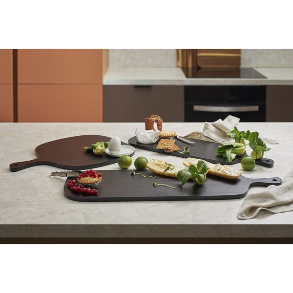 Доска сервировочная rubris 23х70 см, черная Liberty Jones