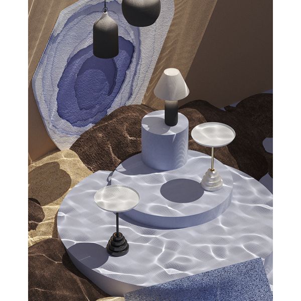 Столик кофейный sustainable collection, D37,7 см, серый/белый Bergenson Bjorn