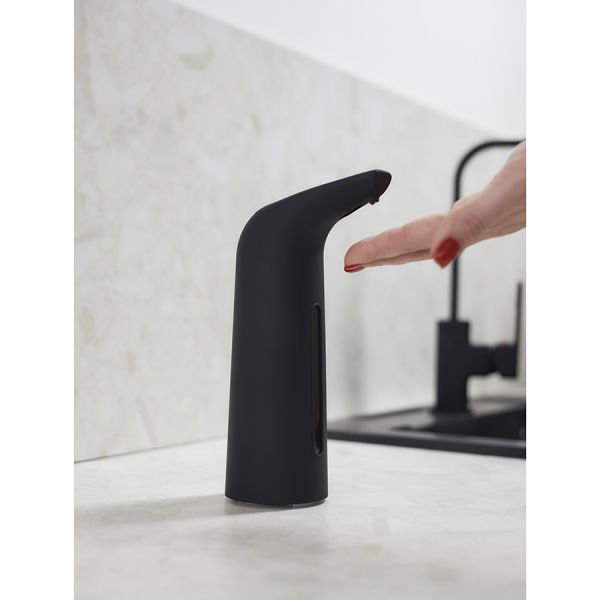 Диспенсер для мыла сенсорный asne, 380 мл, черный Smart Solutions