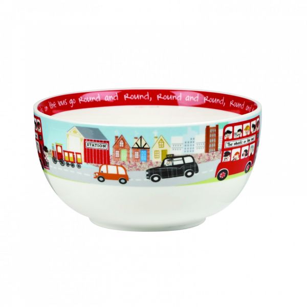 Набор посуды для сервировки CHURCHILL «Автобус» детский 4 предмета в коробке 