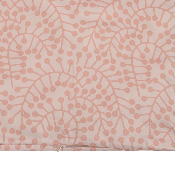 Комплект постельного белья розового цвета с принтом Спелая смородина из коллекции scandinavian touch 150х200 см