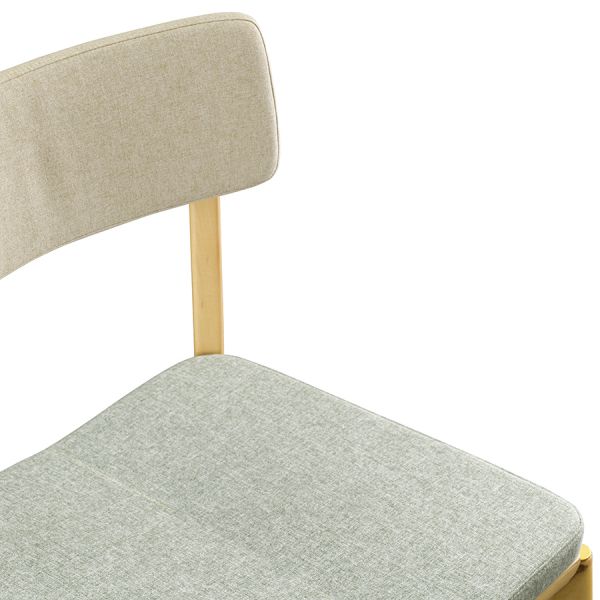 Стул aska рогожка ясень/бежевый/зеленый Latitude