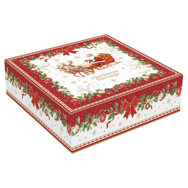 Набор десертных тарелок christmas heritage 20 см, 4 шт Easy Life