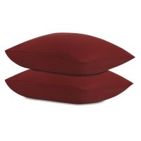 Набор наволочек изо льна и хлопка цвета копченой паприки из коллекции essential, 50х70 см Tkano