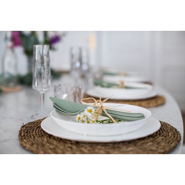 Тарелка суповая club organic 22 см синяя