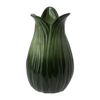 Ваза petal зеленого цвета из коллекции blossom, 22 см Tkano