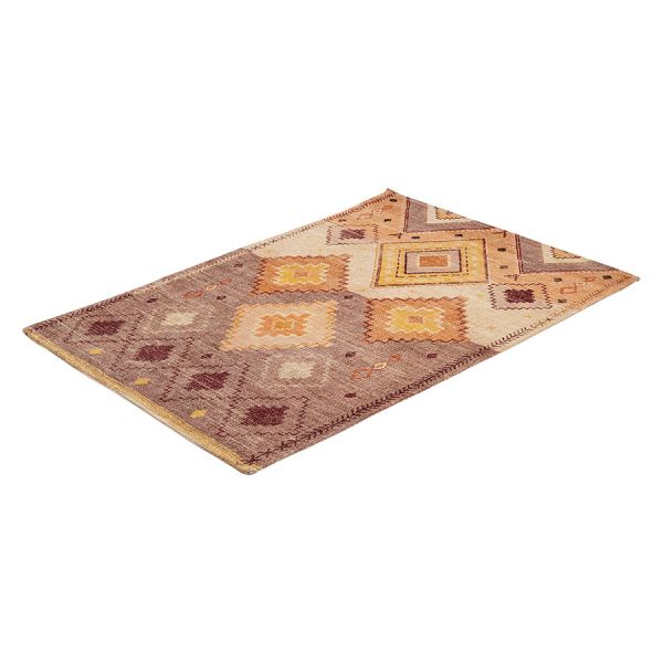 Ковер из хлопка с этническим орнаментом цвета лаванды из коллекции Ethnic 120х180 см