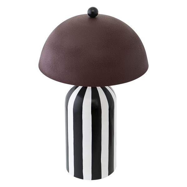 Светильник настольный anniken, D25х38 см, черный/белый/сливовый Bergenson Bjorn
