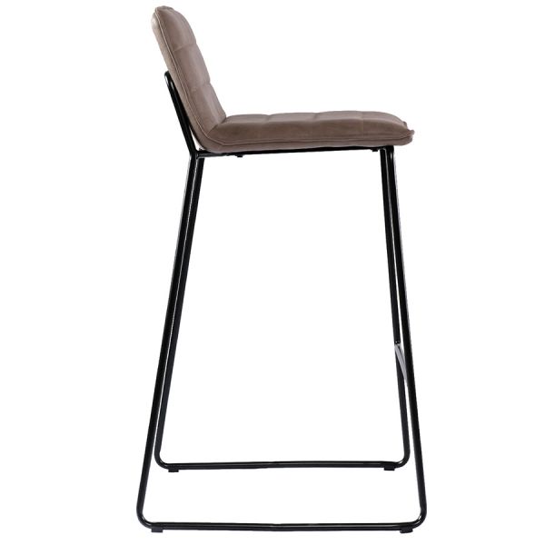 Стул барный terence темно-коричневый экокожа