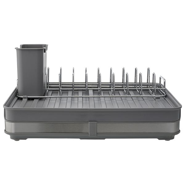 Сушилка для посуды atle раздвижная большая, серая Smart Solutions