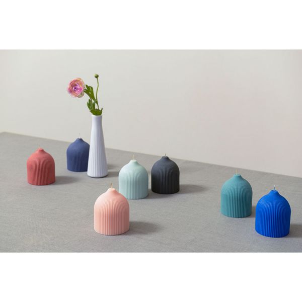 Свеча декоративная мятного цвета из коллекции edge 10,5 см