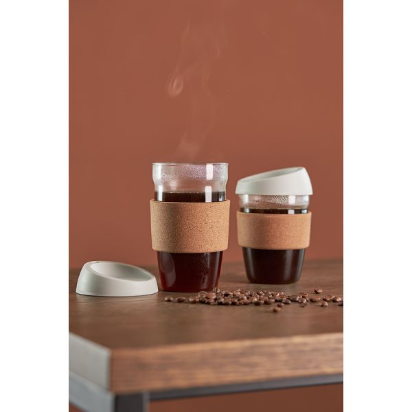 Кружка cozy cup 450 мл, светло-серая Smart Solutions