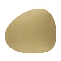 Подстановочная салфетка фигурная 37х44 см, натуральная кожа, gold SKINNATUR