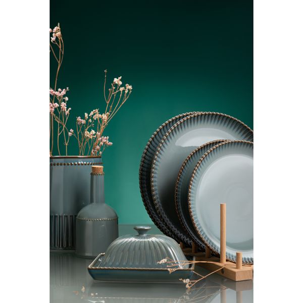 Набор из двух тарелок темно-серого цвета из коллекции kitchen spirit, 26 см