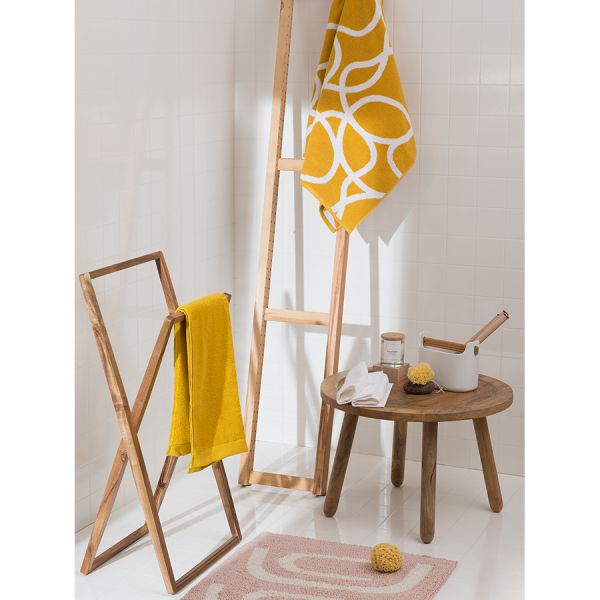 Полотенце банное горчичного цвета