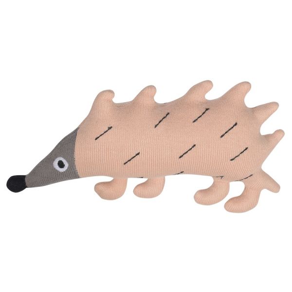 Погремушка из хлопка Ежик ugo из коллекции tiny world 14х8 см Tkano