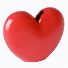 Ваза для цветов love, 15,5 см, красная Doiy