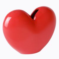 Ваза для цветов love, 15,5 см, красная Doiy