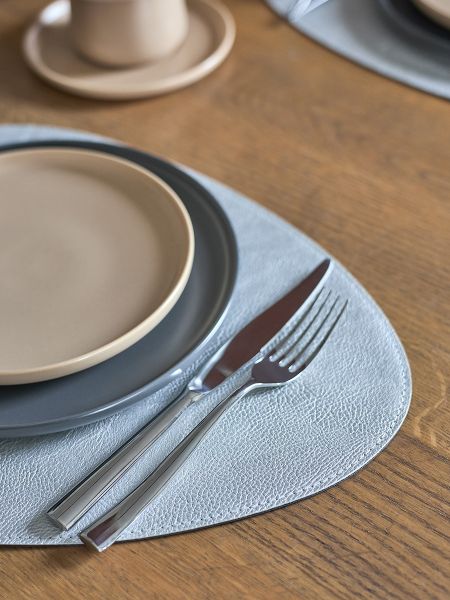 Набор из 4-х двухсторонних сервировочных салфеток drop, 33х41 см, синий/светло-серый Liberty Jones