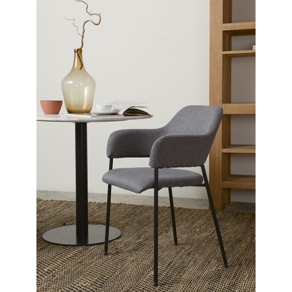 Кресло berg wendy 54х53х82,5 см темно-серое