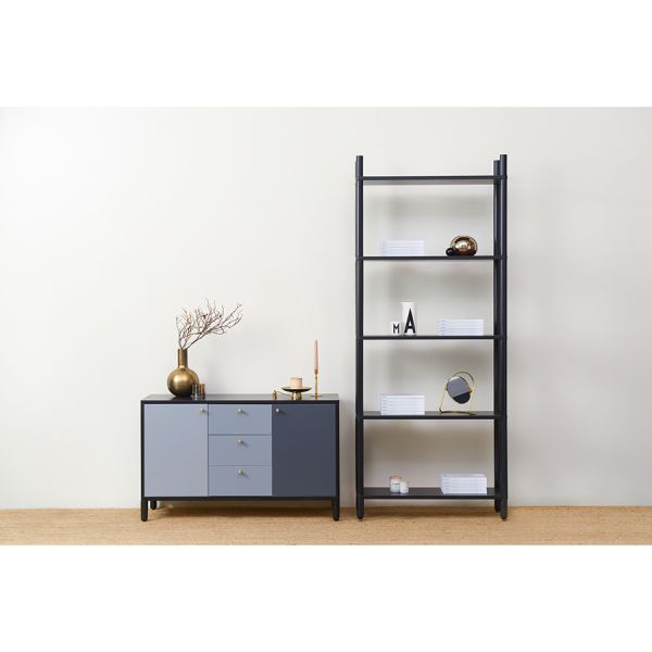 Комод saga bjorn 120х45х75 см черный