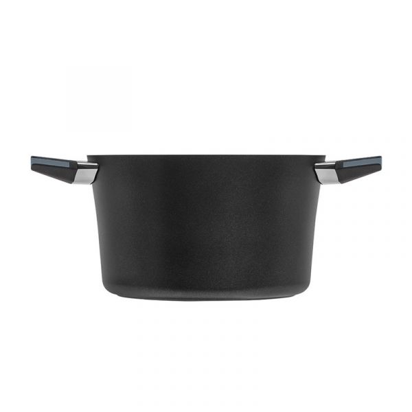 Кастрюля 20 см 2,5 л серая индукционная 