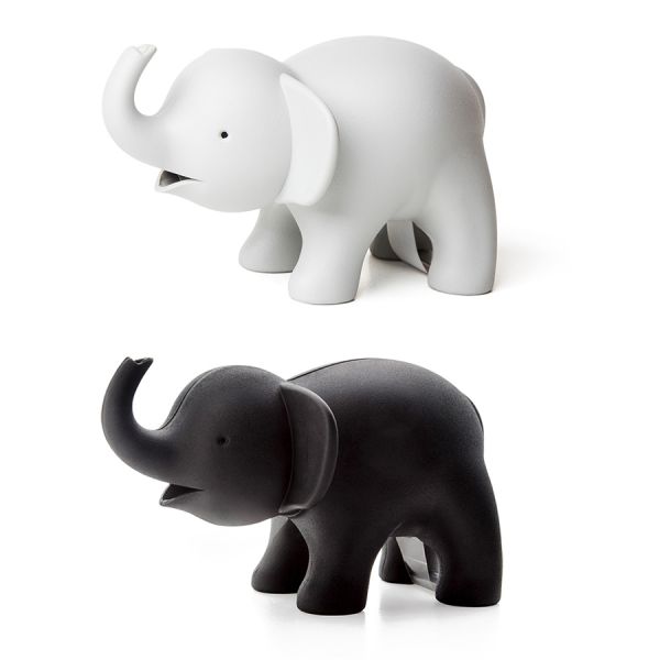 Диспенсер для скотча elephant, черный Qualy