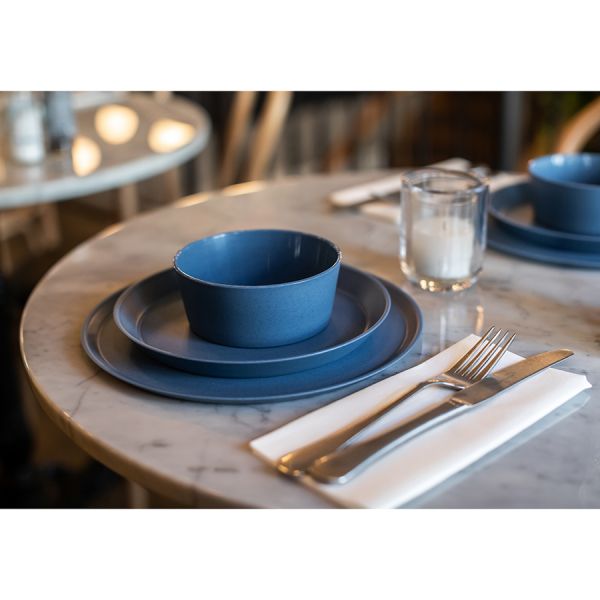 Тарелка connect organic 20,5 см синяя