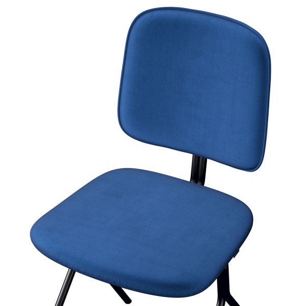 Стул ror, y, велюр, черный/темно-голубой Latitude