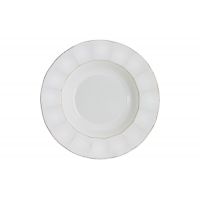 Тарелка суповая Paris белый, 25 см, 0,4 л Matceramica