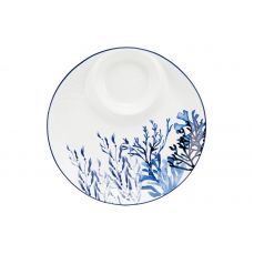 Блюдо 32 см, керамика, белое, круглое, Синие кораллы, Blue Coral Maxwell & Williams