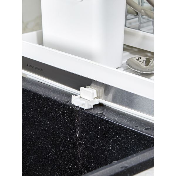 Сушилка для посуды atle раздвижная большая, белая Smart Solutions